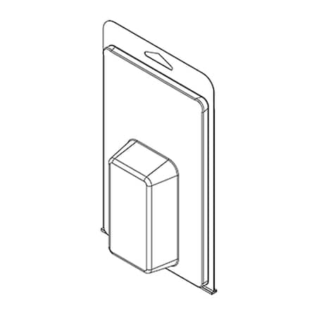 Visipak Thermoform-CLAMSHELL-#417-8.250-4.938-3.656-1.844-1.100-0.015-CLEAR, 300PK 417TF
